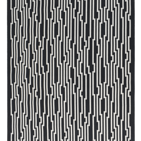 Monn Rhombus Black Rug