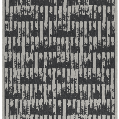 Monn Lino White and Grey Rug