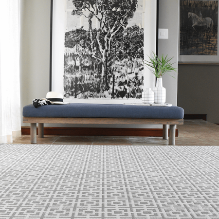 Monn Synthesis Pewter Rug