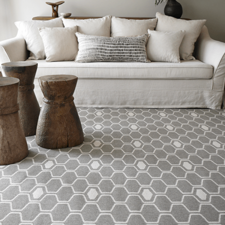 Monn Connection Pewter Rug