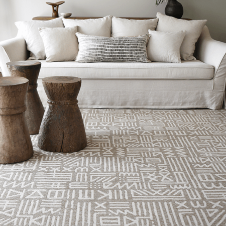 Monn Mural Sand Rug