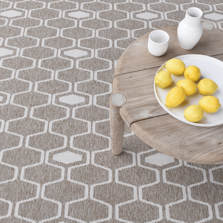 Monn Connection Pewter Rug