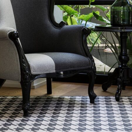 Monn Houndstooth Grey Rug