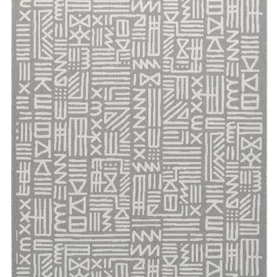 Monn Mural Pewter Rug