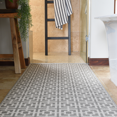 Monn Synthesis Pewter Rug