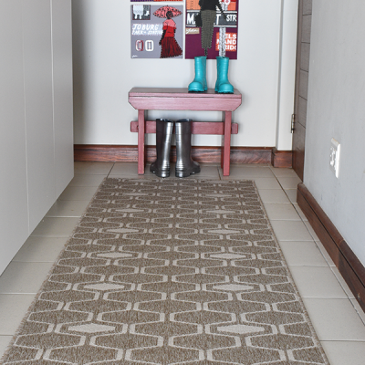 Monn Connection Pewter Rug