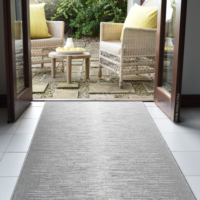 Monn Pulse Pewter Rug