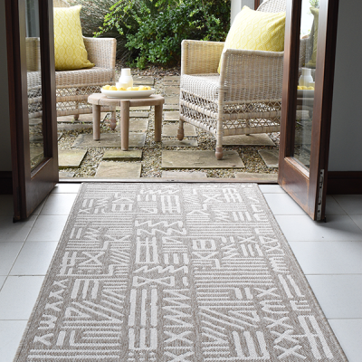 Monn Mural Sand Rug