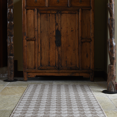 Monn Houndstooth Sand Rug