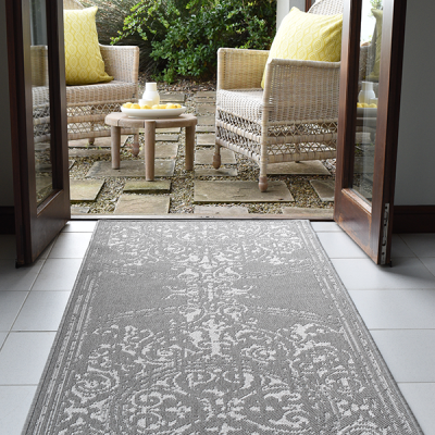 Monn Poletti Pewter Rug