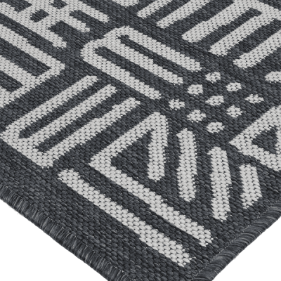 Monn Mural Grey Rug