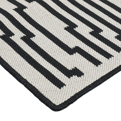 Monn Circuit Black Rug