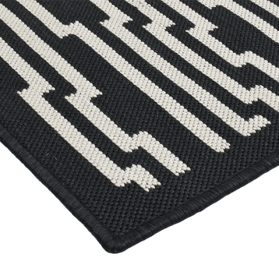 Monn Circuit Black Rug
