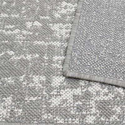 Monn Azulejo Pewter Rug