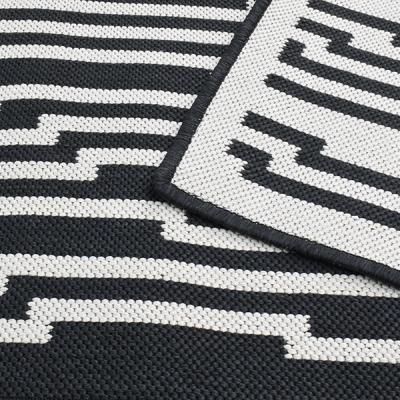 Monn Circuit Black Rug
