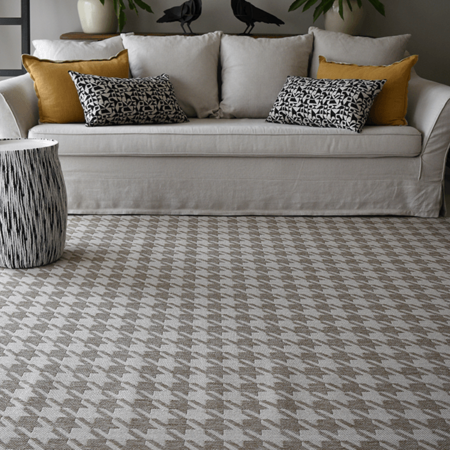 Monn Houndstooth Sand Rug