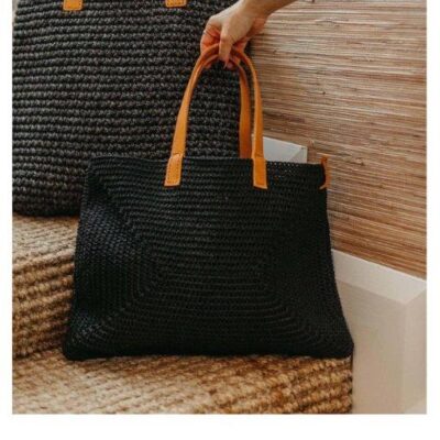 Criss Cross Rocky Tote Bag
