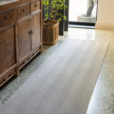 Sisal Plot Pewter Rug