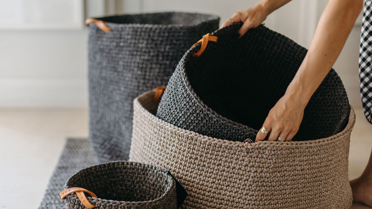 Criss Cross Handmade Baskets
